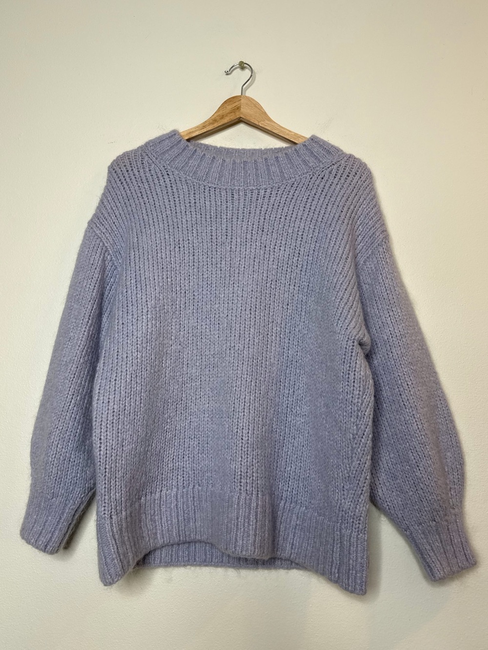 & Other Stories Los Angeles Atelier Wool Mohair blend lilac lavender pastel XS